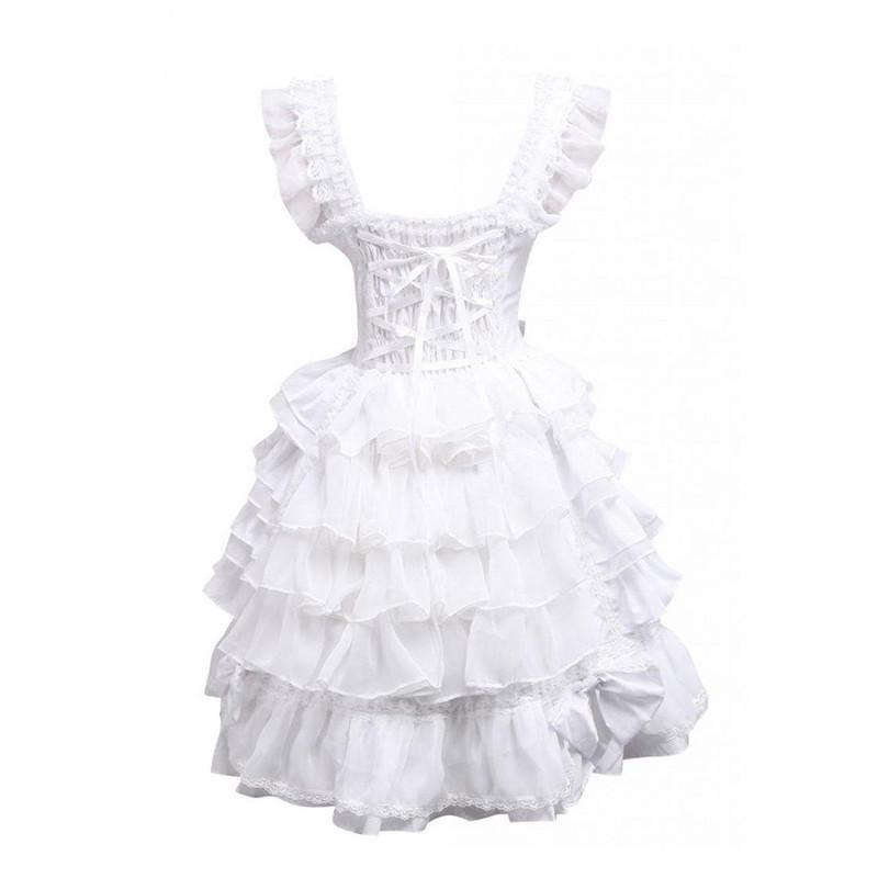 Bows & Ruffles Lolita Cotton Dress - Sissy Panty Shop