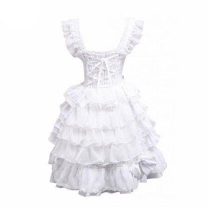 Bows & Ruffles Lolita Cotton Dress - Sissy Panty Shop