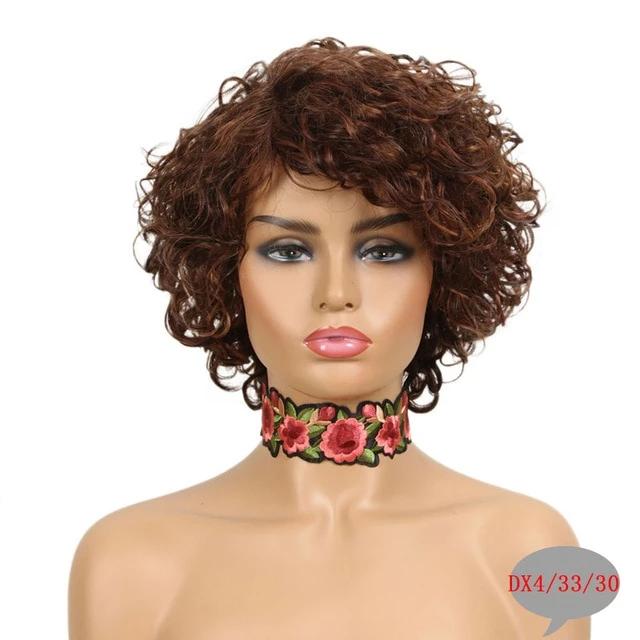 "Sissy Erika" Short Curly Natural Hair Wig - Sissy Panty Shop