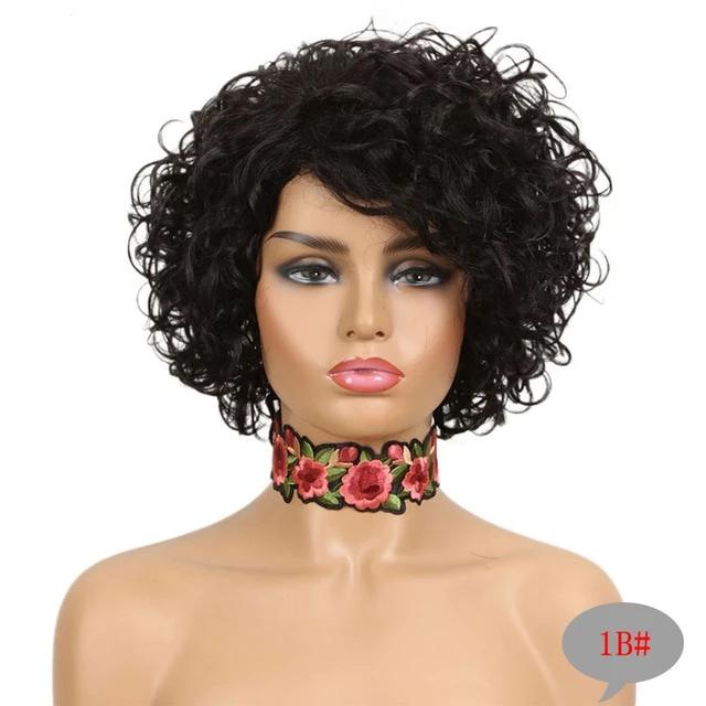 "Sissy Erika" Short Curly Natural Hair Wig - Sissy Panty Shop