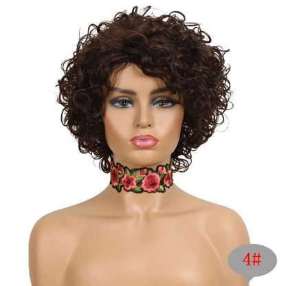 "Sissy Erika" Short Curly Natural Hair Wig - Sissy Panty Shop