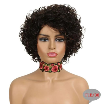 "Sissy Erika" Short Curly Natural Hair Wig - Sissy Panty Shop