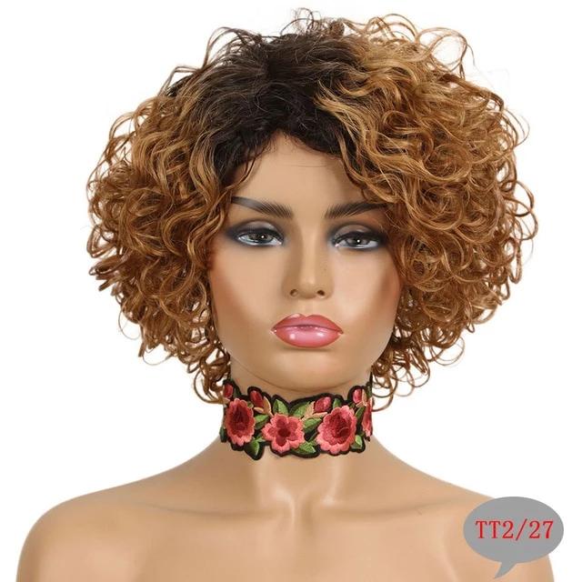 "Sissy Erika" Short Curly Natural Hair Wig - Sissy Panty Shop