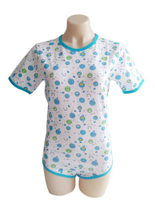 ABDL Happy Face Adult Baby Onesie - Sissy Panty Shop