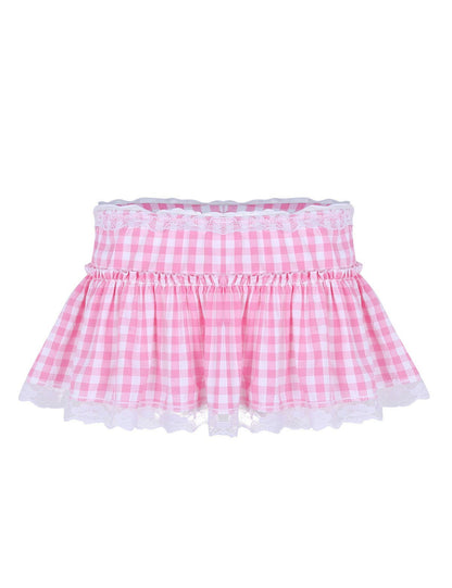 Mini Pleated Plaid Skirt - Sissy Panty Shop