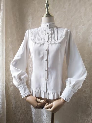 Lolita Lantern Sleeve Ruffled Blouse - Sissy Panty Shop