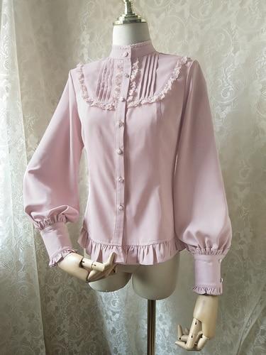 Lolita Lantern Sleeve Ruffled Blouse - Sissy Panty Shop