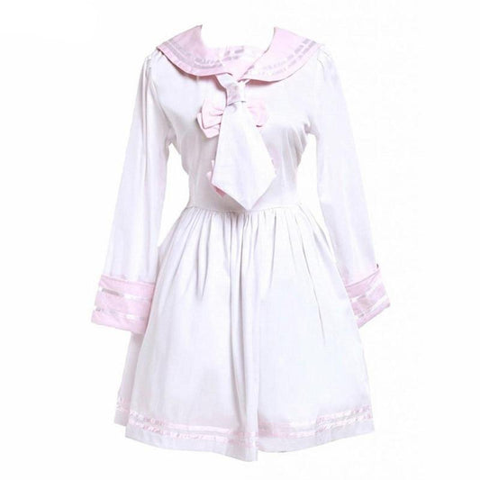 Sailor School Lolita Cotton Dress - Sissy Panty Shop