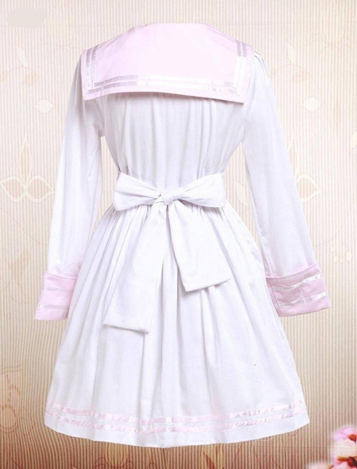 Sailor School Lolita Cotton Dress - Sissy Panty Shop