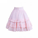 Ruffles & Bow Pink Lolita Cake Skirt - Sissy Panty Shop