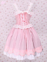 Sleeveless Ruffled Lolita Cotton Dress - Sissy Panty Shop