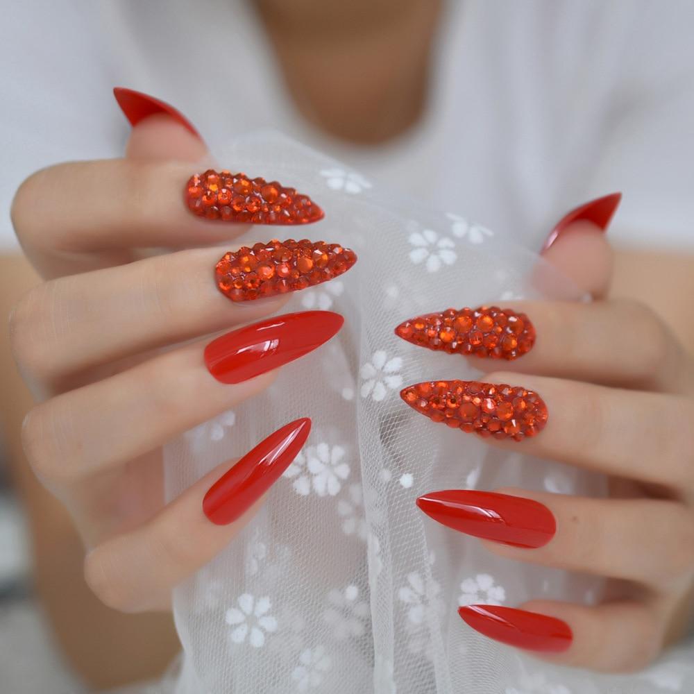 Luxury Crystal Faux Nails - Sissy Panty Shop