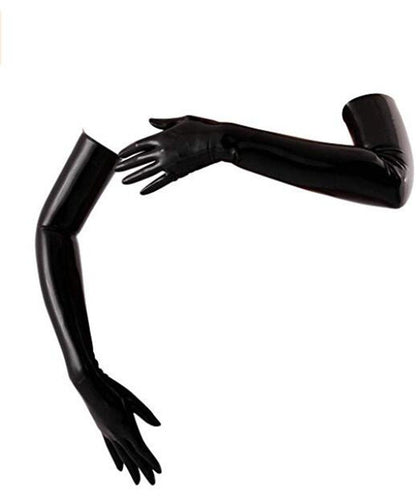 Latex Opera Gloves - Sissy Panty Shop