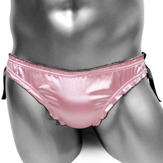 Frilly Satin Ruffled Panties - Sissy Panty Shop