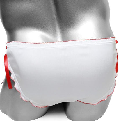 Frilly Satin Ruffled Panties - Sissy Panty Shop