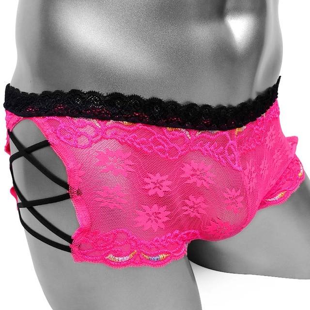 See Through Lace Sissy Panties - Sissy Panty Shop