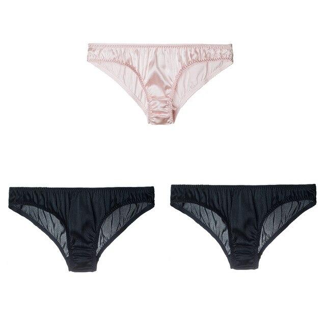 "Lux Sissy" Real Silk Panties Set (3 Pcs) - Sissy Panty Shop