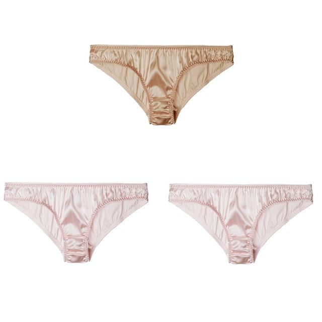 "Lux Sissy" Real Silk Panties Set (3 Pcs) - Sissy Panty Shop