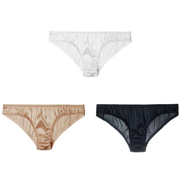 "Lux Sissy" Real Silk Panties Set (3 Pcs) - Sissy Panty Shop