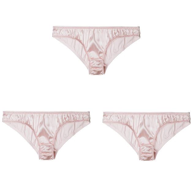 "Lux Sissy" Real Silk Panties Set (3 Pcs) - Sissy Panty Shop