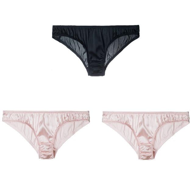 "Lux Sissy" Real Silk Panties Set (3 Pcs) - Sissy Panty Shop