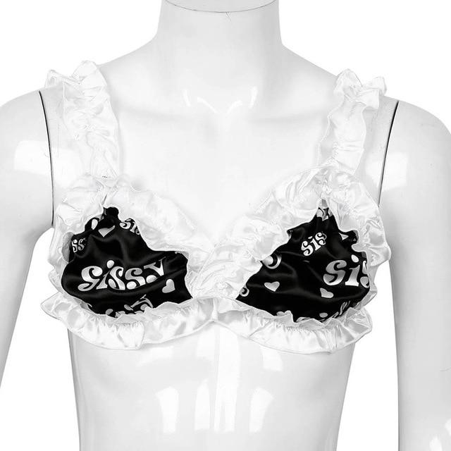 Ruffled Sissy Bra - Sissy Panty Shop