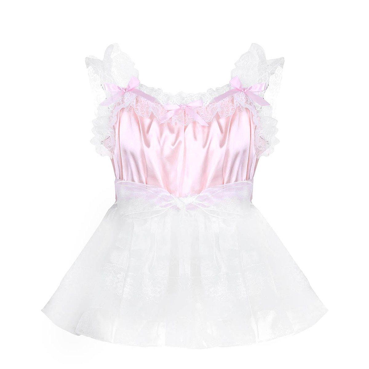 Ruffled Lace Tulle Sissy Dress - Sissy Panty Shop