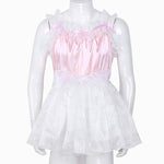 Ruffled Lace Tulle Sissy Dress - Sissy Panty Shop