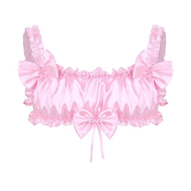 Sissy Bra - Satin & Bows - Sissy Panty Shop
