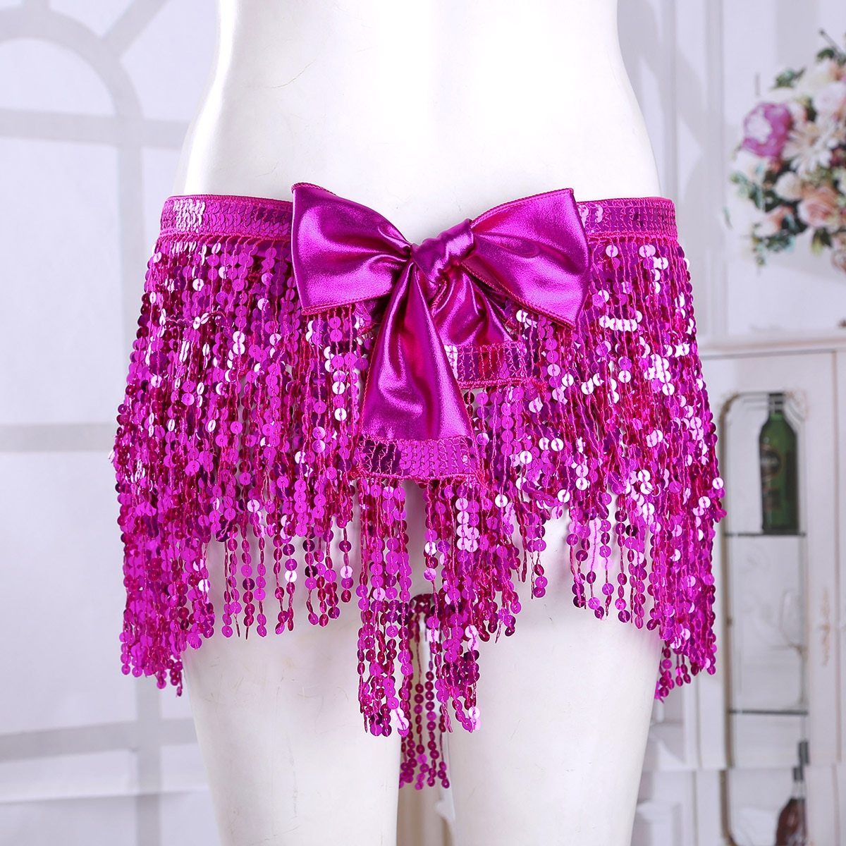 "Sissy Amy" Sequin Tassel Skirt - Sissy Panty Shop