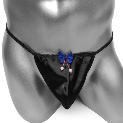 Sissy Satin Pouch Thong - Sissy Panty Shop