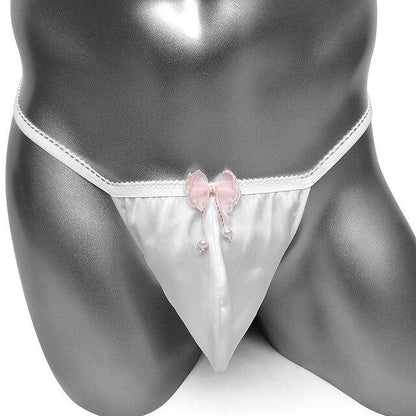 Sissy Satin Pouch Thong - Sissy Panty Shop