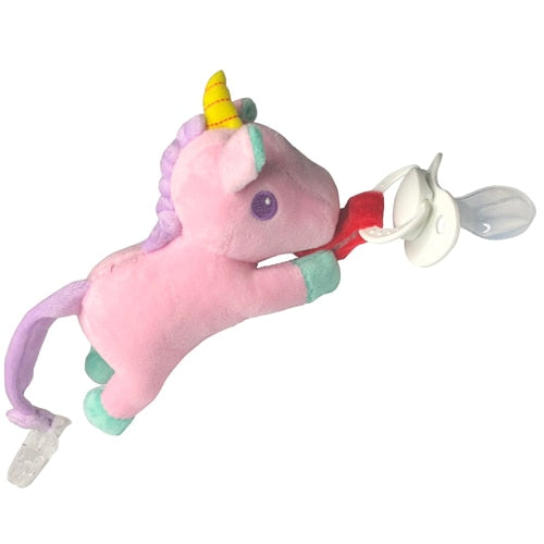 ABDL Pacifier w/ Plush Toy Clip - Sissy Panty Shop