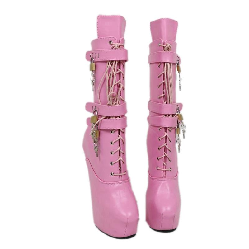 "Sissy Elsie" Lockable Boots - Sissy Panty Shop