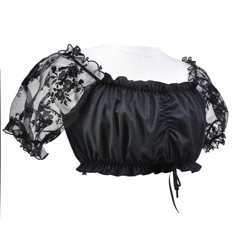 "Sissy Rose" Low Cut Blouse - Sissy Panty Shop