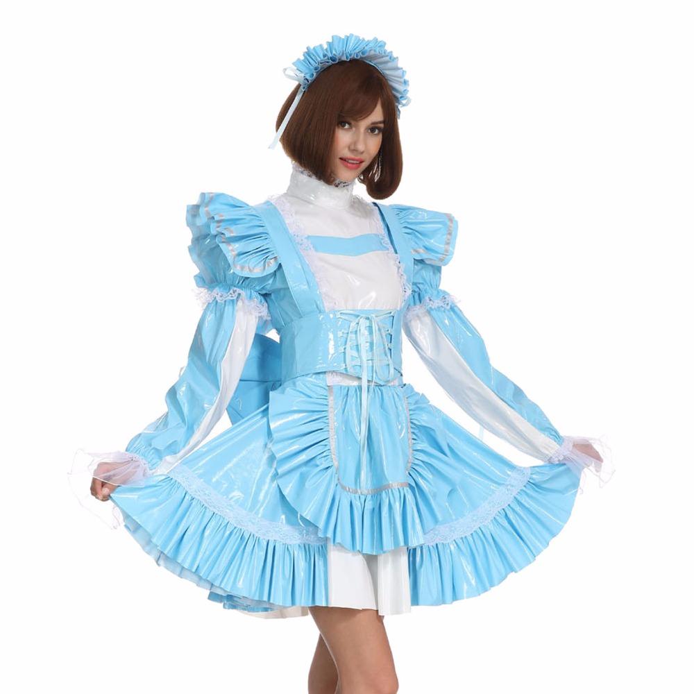 "Sissy Tina" Lockable Maid Dress - Sissy Panty Shop