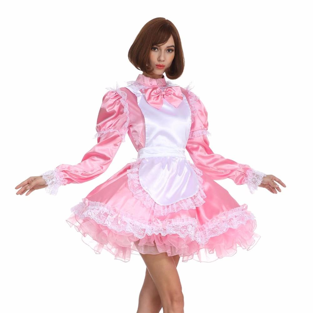Lockable Sissy Maid Dress - Sissy Panty Shop