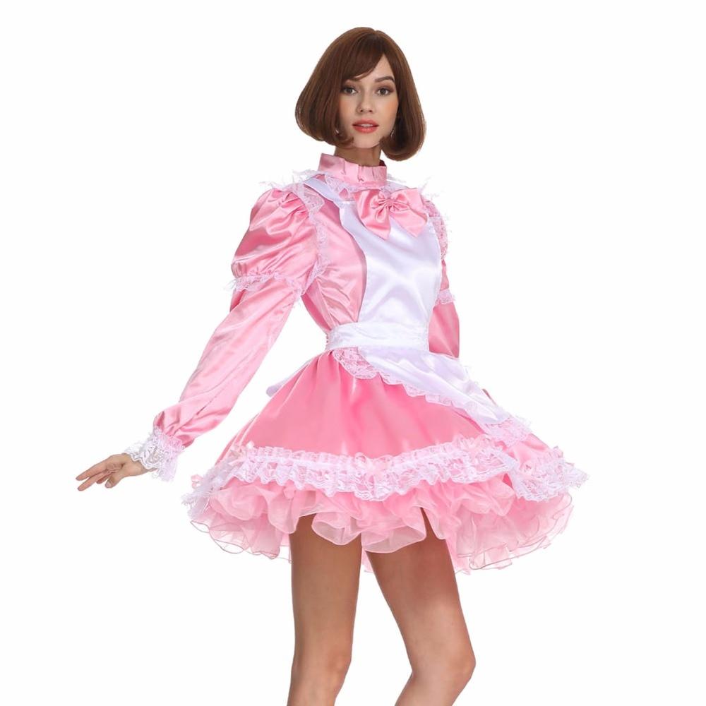 Lockable Sissy Maid Dress - Sissy Panty Shop