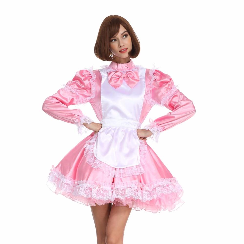 Lockable Sissy Maid Dress - Sissy Panty Shop