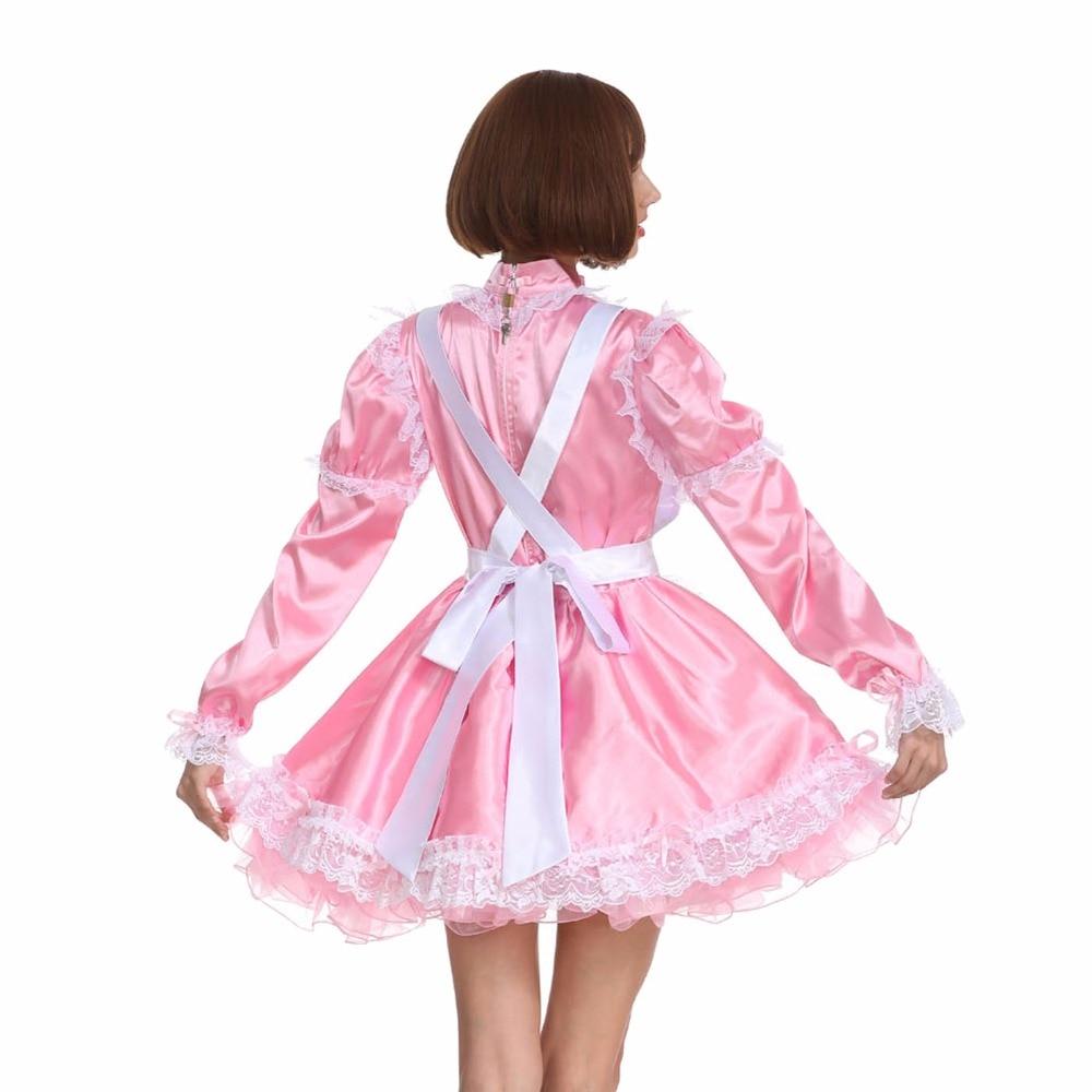 Lockable Sissy Maid Dress - Sissy Panty Shop
