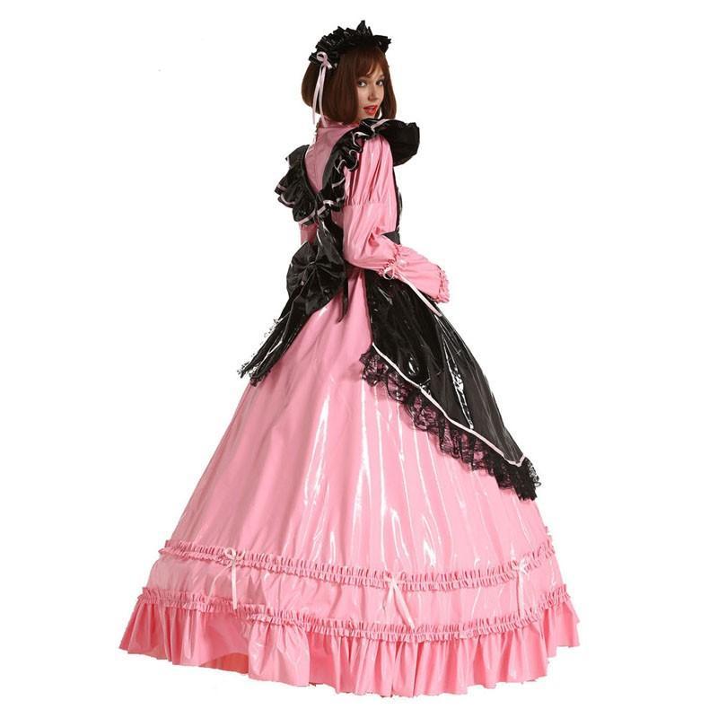 Lockable French Sissy Maid Dress - Sissy Panty Shop