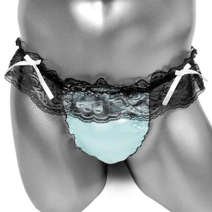 "Sissy Mikaela" Satin Thong - Sissy Panty Shop