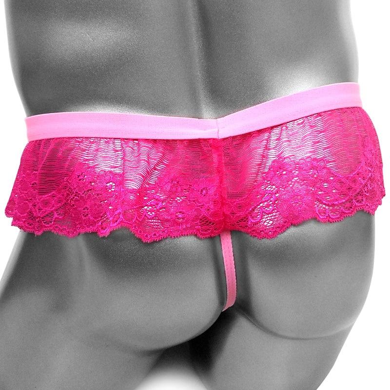 "Tranny Mia" Lace Thong - Sissy Panty Shop