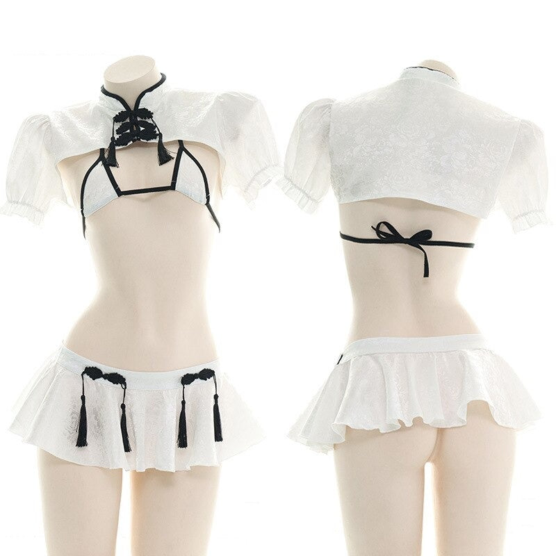 Cutie Maid Bikini Set - Sissy Panty Shop