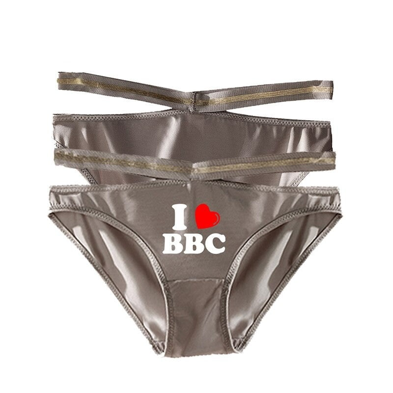 I Love BBC Slutty Sissy Panties - Sissy Panty Shop