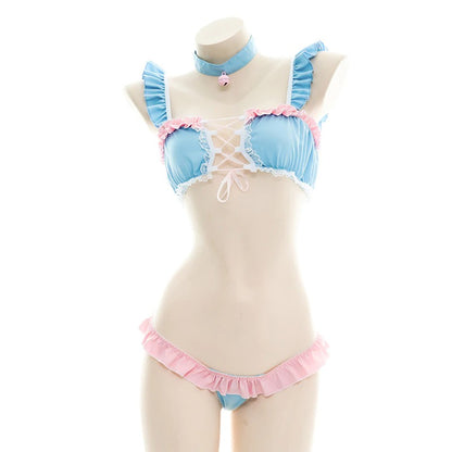 Girly Ruffled Bikini - Sissy Panty Shop