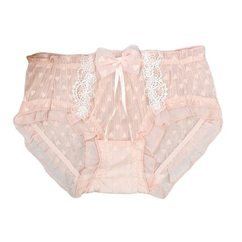 Sissy Love Frilly Lace Panty Set (4pcs) - Sissy Panty Shop