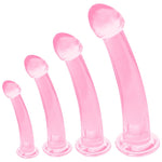 Pink Soft Jelly Dildo Set - Sissy Panty Shop