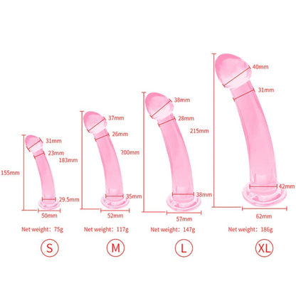 Pink Soft Jelly Dildo Set - Sissy Panty Shop