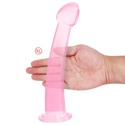 Pink Soft Jelly Dildo Set - Sissy Panty Shop